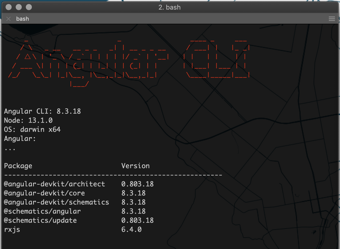 Try 031 Angularでプレーンなmapbox Gl Jsの開発環境を構築してみた Dayjournal Memo